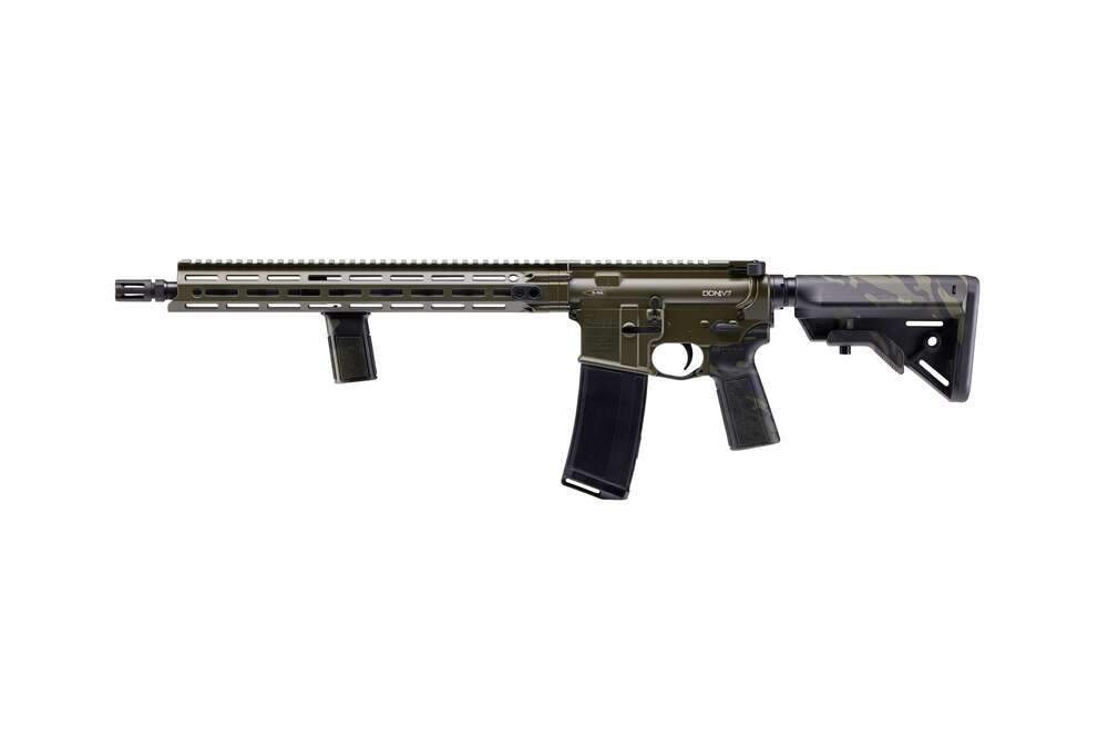 Rifles Long Guns Daniel Defense DDM4V7 223Rem|5.56NATO DD M4V7 556NATO 16" GRN/BLK CAMO